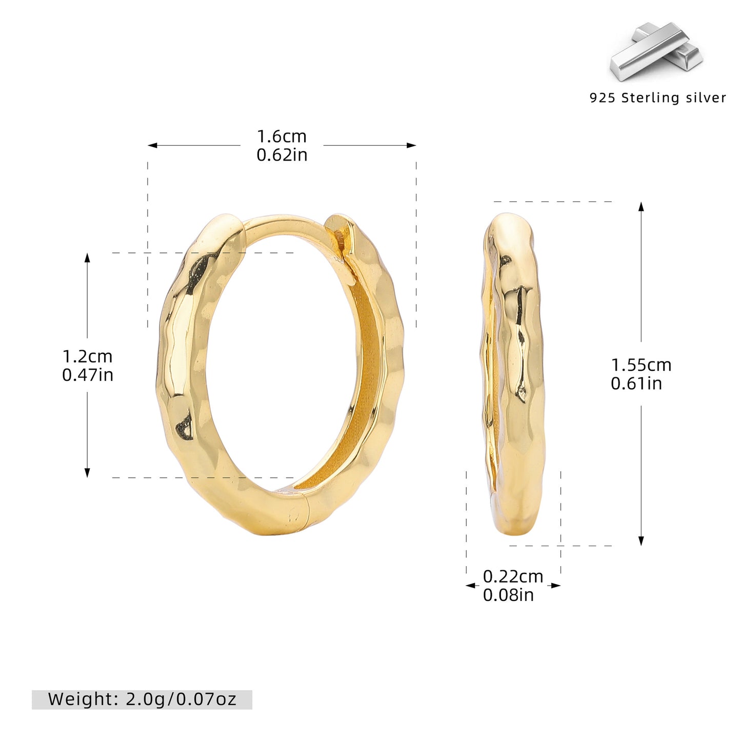 S925 歐美新款耳環時尚ins風不規則皺紋耳飾輕奢小眾飾品