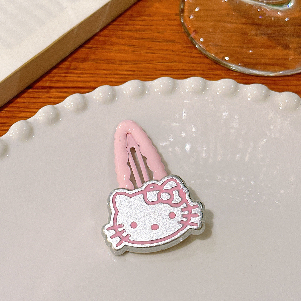 貓咪蝴蝶結髮夾