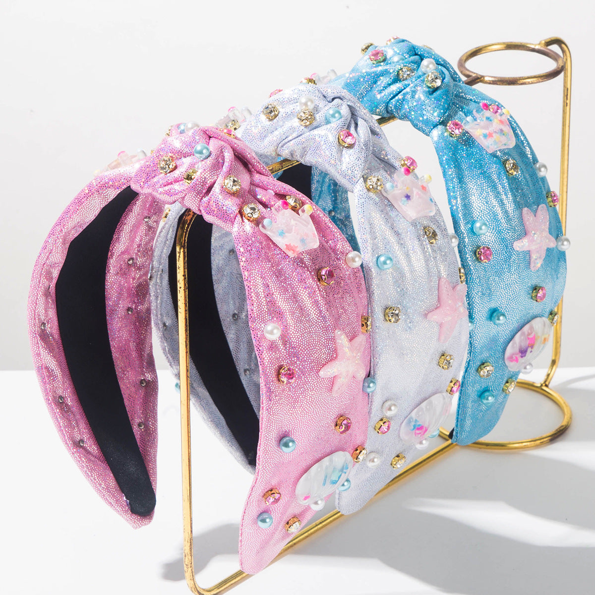 海星貝殼髮箍－商品主圖｜https://igowo.tw/