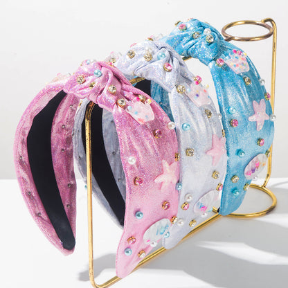 海星貝殼髮箍－商品主圖｜https://igowo.tw/