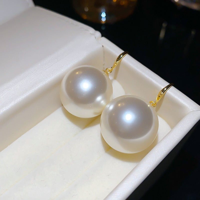 金色珍珠方形流蘇耳環－細節特寫74｜https://igowo.tw/