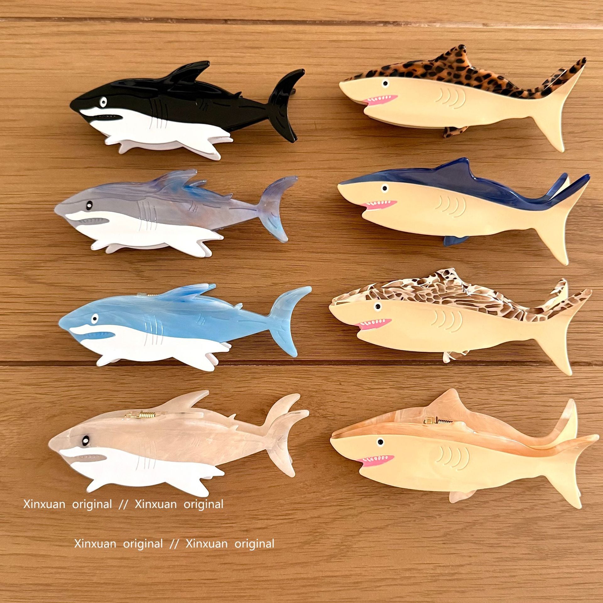 醋酸板材鯊魚夾－商品主圖｜https://igowo.tw/