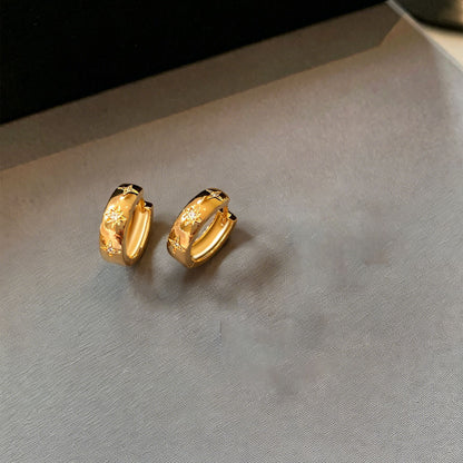 星星鑲鑽簡約耳環
