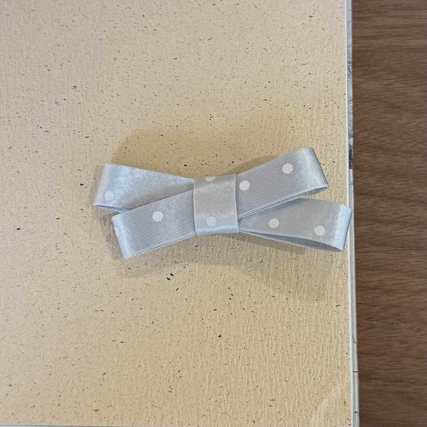波點蝴蝶結立體髮夾