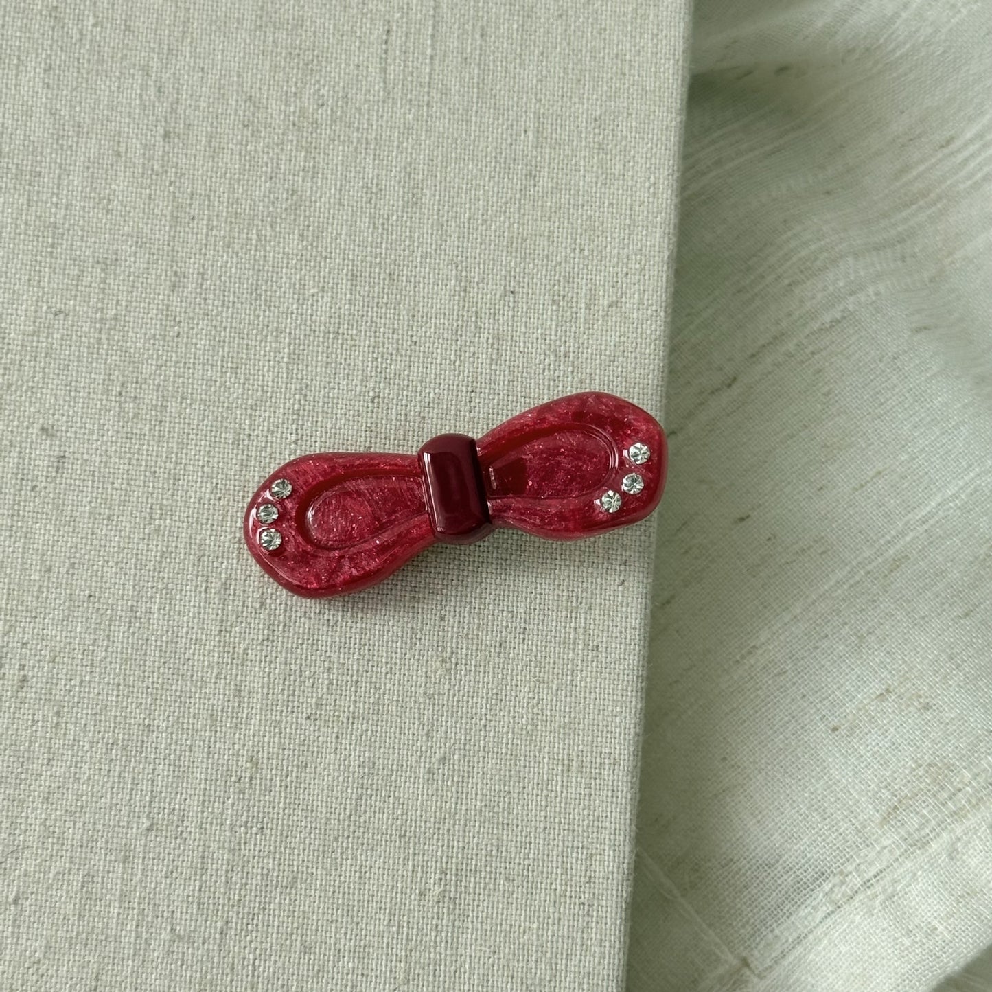 醋酸板材蝴蝶結髮夾