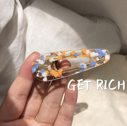 彩色簡約髮夾