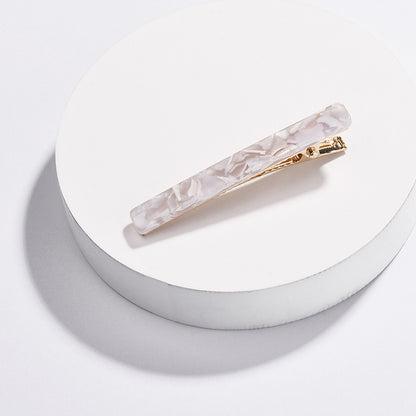 壓克力豹紋一字髮夾
