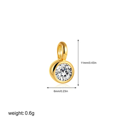 金色鋯石眼睛墜飾項鍊－細節特寫29｜https://igowo.tw/