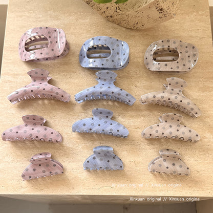 波點貝殼鯊魚夾－商品主圖｜https://igowo.tw/