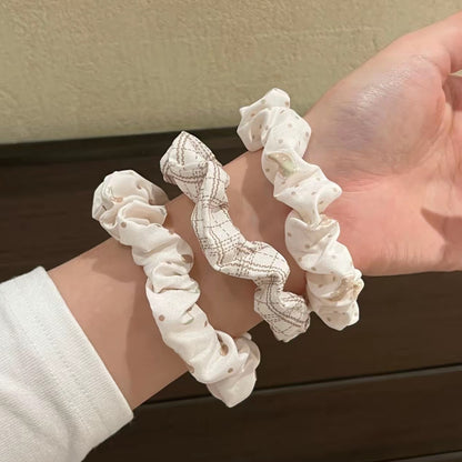 彈力繩碎花大腸圈髮圈