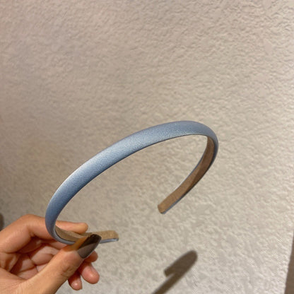 藍色復古簡約髮箍