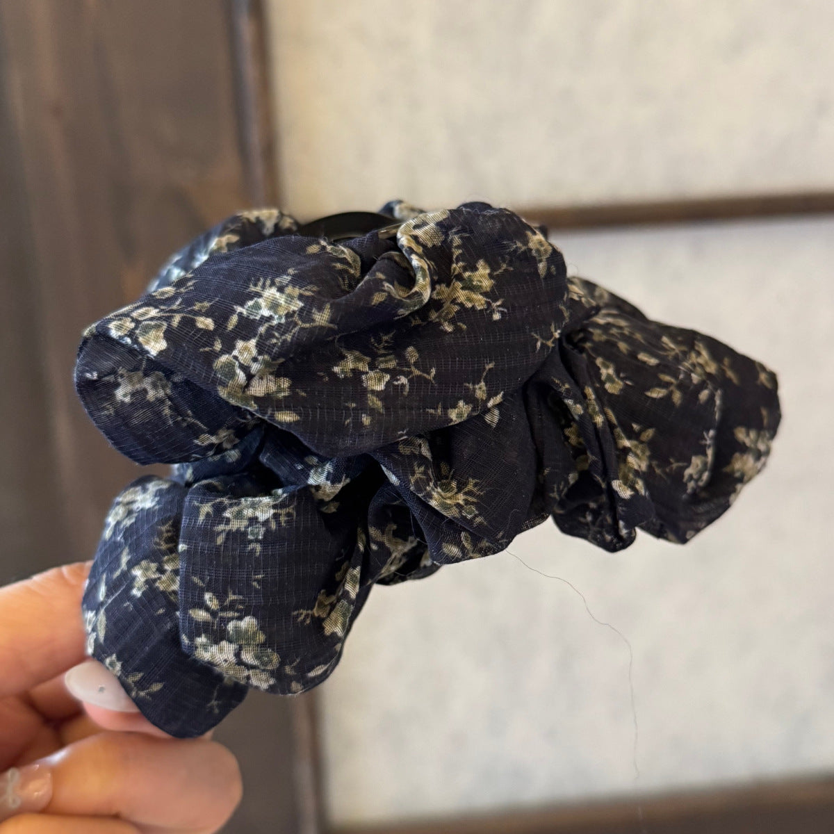 碎花簡約鯊魚夾
