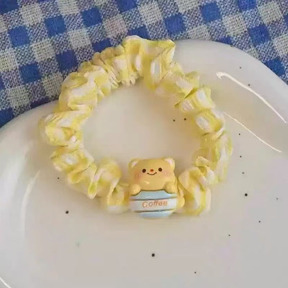 小熊卡通髮圈