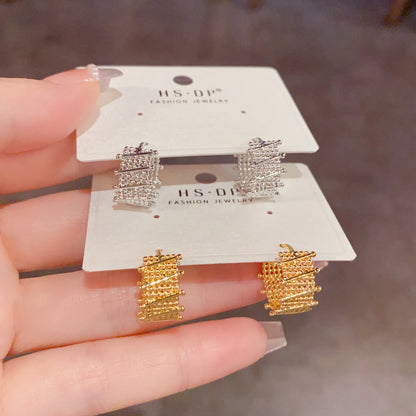 金屬不規則復古耳扣－商品主圖｜https://igowo.tw/