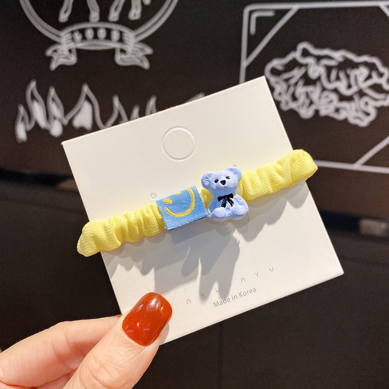 繽紛小熊笑臉髮圈