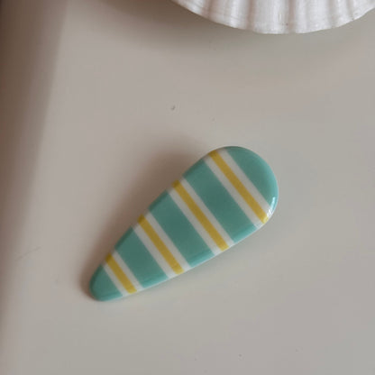 彩色格紋鯊魚夾
