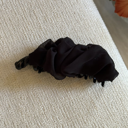網紗波點髮夾