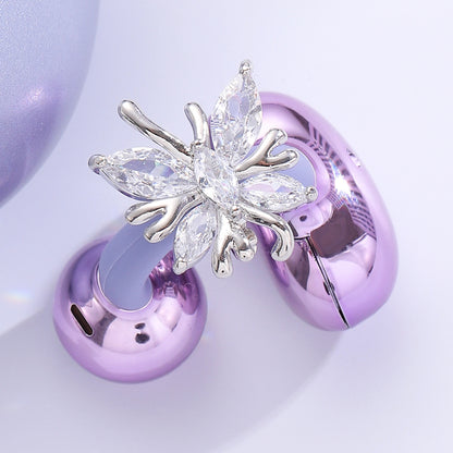星星蝴蝶結耳環－細節特寫12｜https://igowo.tw/