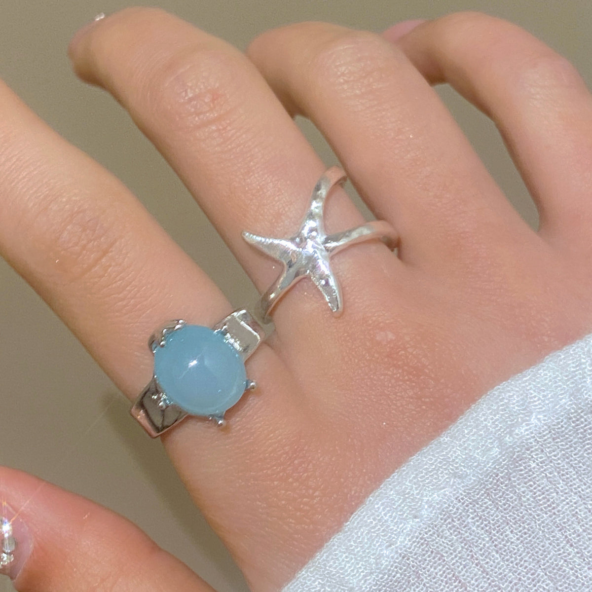 海星可調式戒指－商品主圖｜https://igowo.tw/
