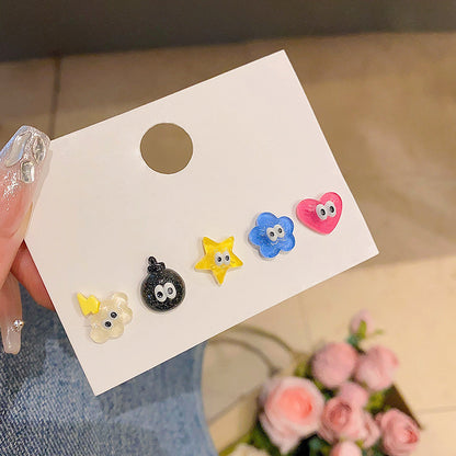 小巧簡約耳釘套組－金款細節｜https://igowo.tw/