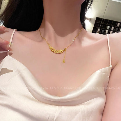 鈦鋼復古項鍊