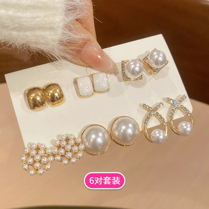 琺瑯簡約耳釘套組－細節特寫39｜https://igowo.tw/