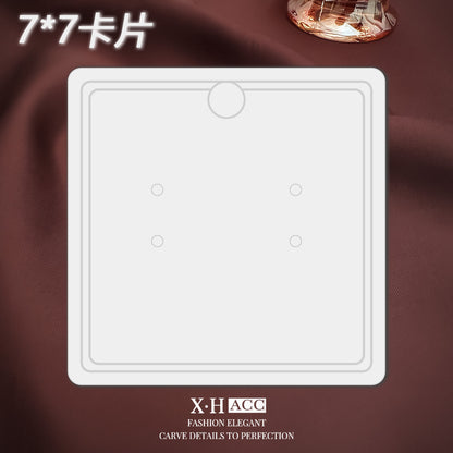 透明簡約耳環