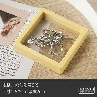 透明簡約耳環