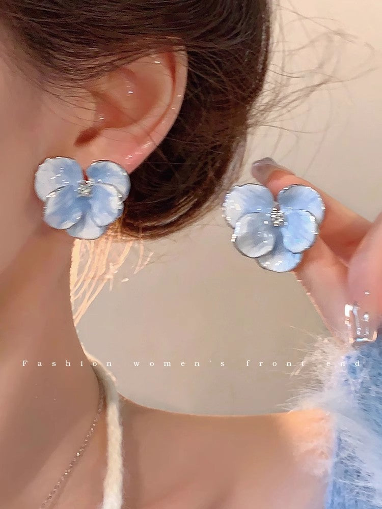 花朵復古耳環