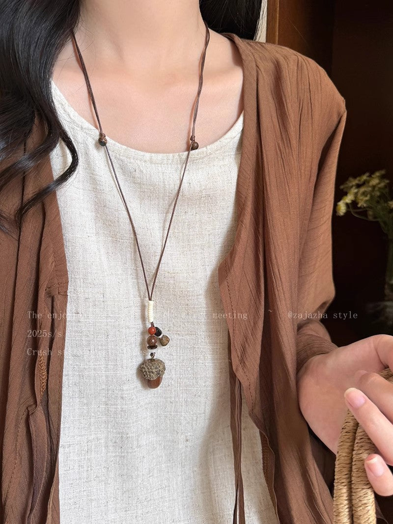 復古流蘇項鏈