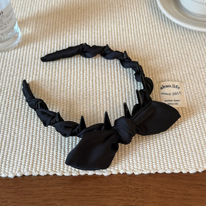 布面蝴蝶結髮箍