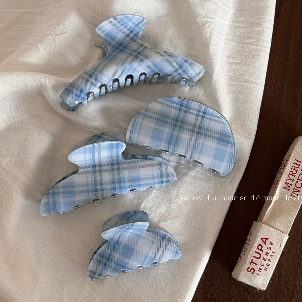 雲朵簡約髮夾－商品主圖｜https://igowo.tw/