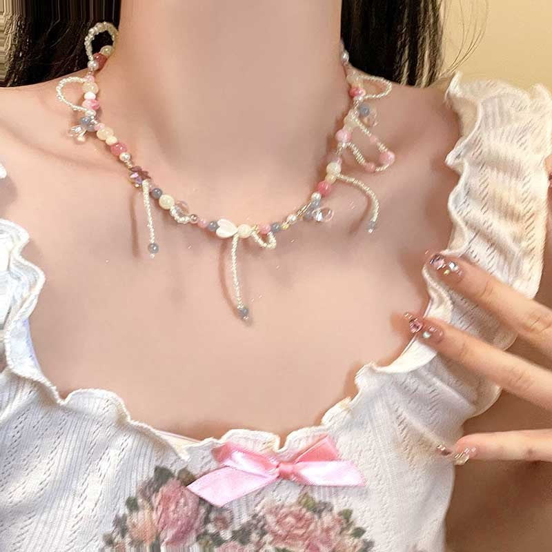 彩色星星愛心項鍊－23#項鍊-銀色愛心款細節｜https://igowo.tw/