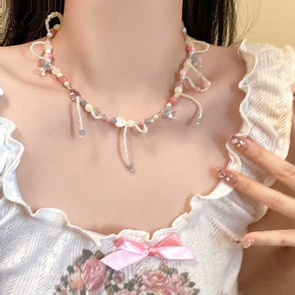 彩色星星愛心項鍊－23#項鍊-銀色愛心款細節｜https://igowo.tw/