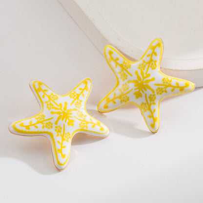 海星簡約耳釘