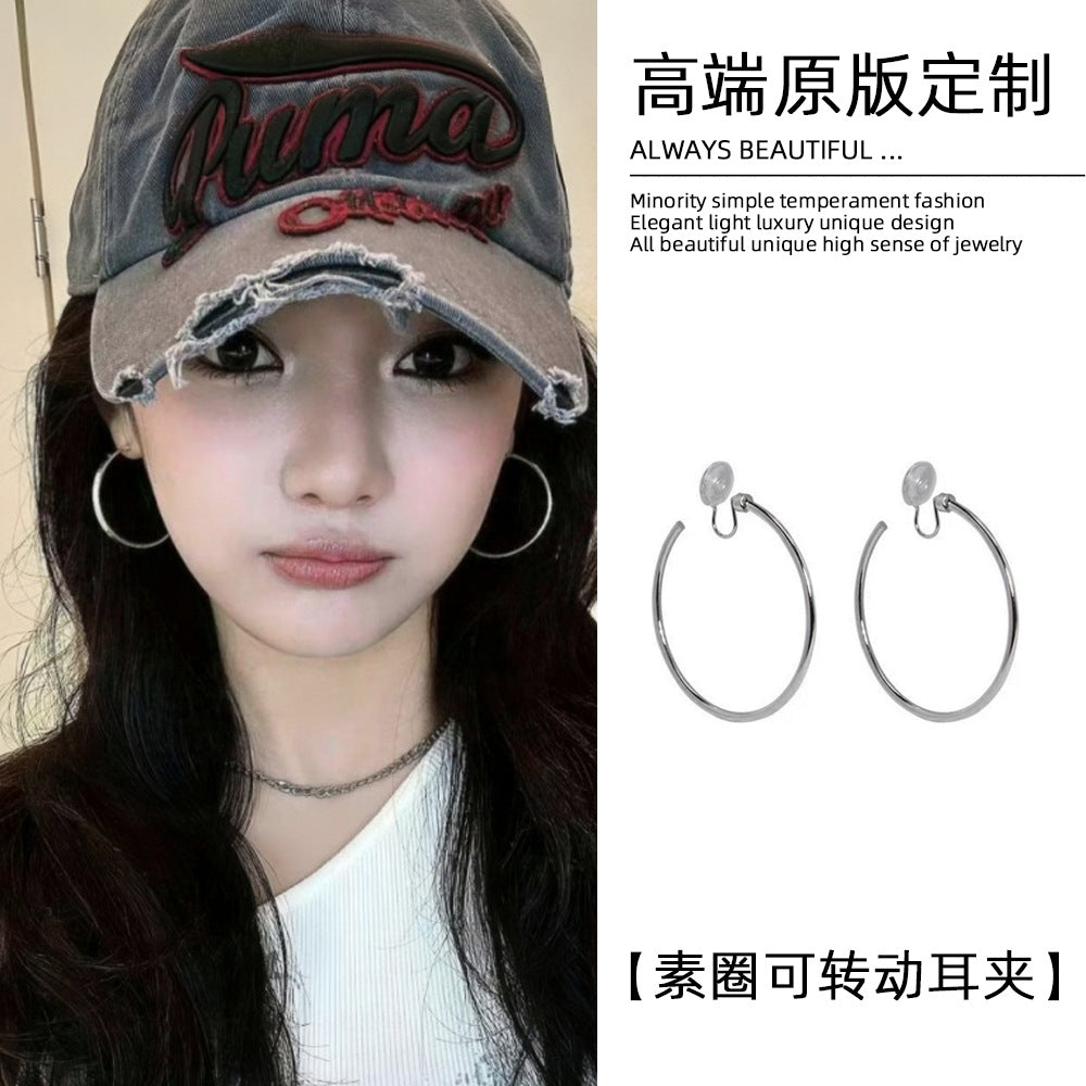 素圈簡約耳環－商品主圖｜https://igowo.tw/