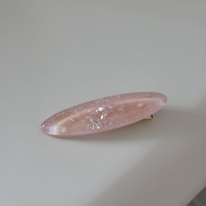 貝殼橢圓髮夾