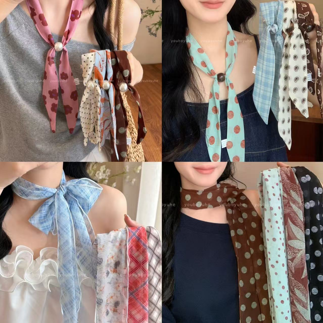 格紋復古簡約項鍊－商品主圖｜https://igowo.tw/