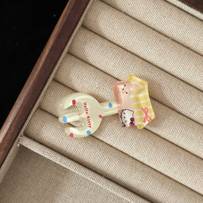 貓咪卡通髮夾