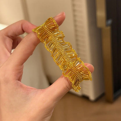 法式復古褶皺蕾絲花邊手鏈項鏈套裝2026新款輕奢高級感氣質飾品女