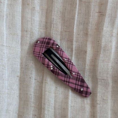 珍珠布面髮夾