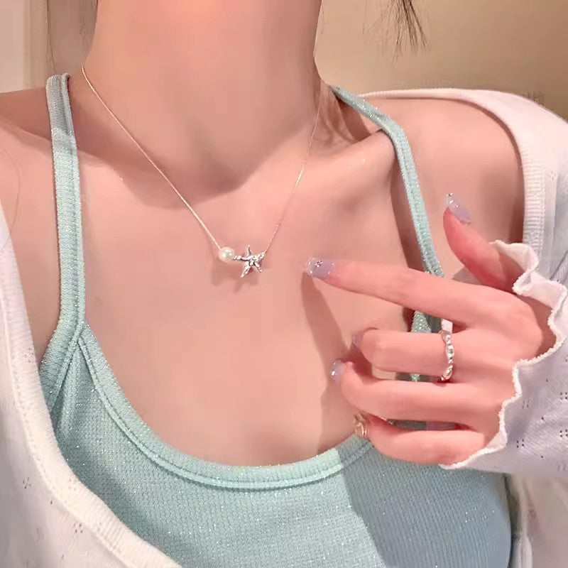 潮海星珍珠項鏈