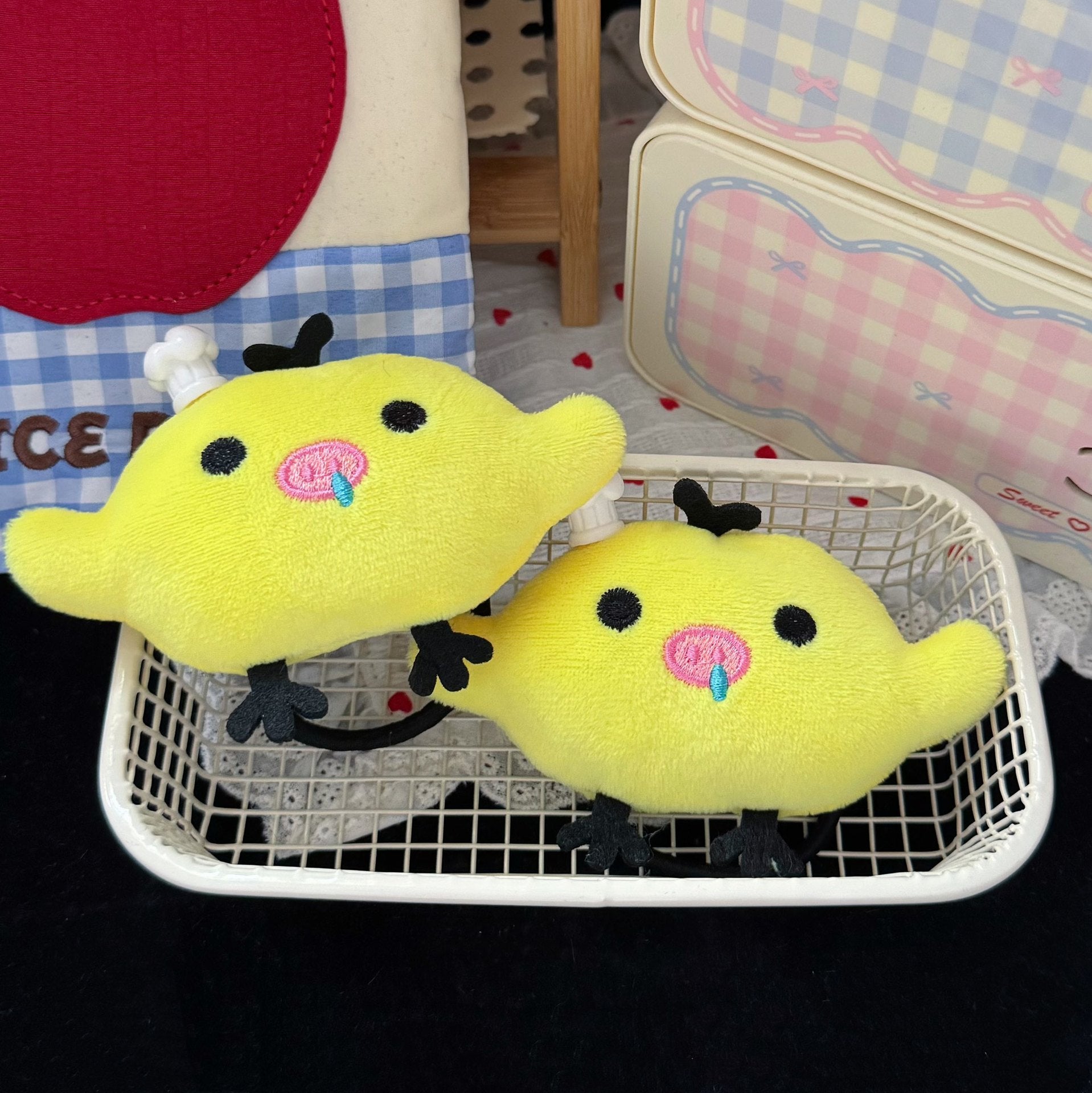 黑色卡通髮圈－商品主圖｜https://igowo.tw/