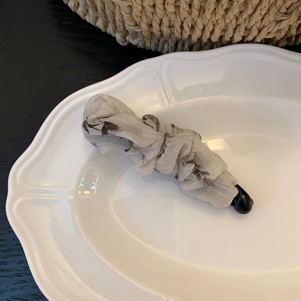 布面簡約髮夾