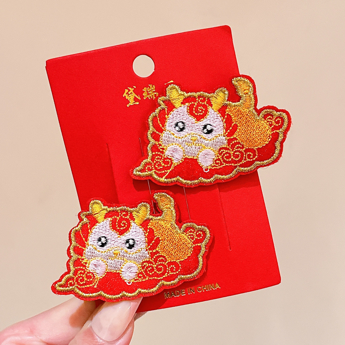 絨面蝴蝶結復古髮夾－細節特寫48｜https://igowo.tw/
