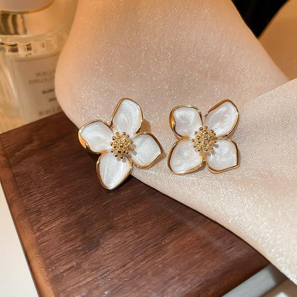 花朵復古耳環－細節特寫27｜https://igowo.tw/