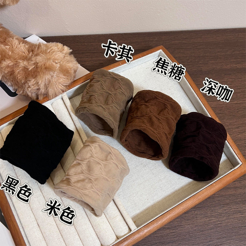 彈力繩寬版髮圈－細節特寫1｜https://igowo.tw/