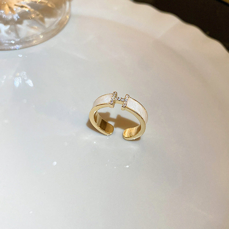 鋯石可調式復古戒指－細節特寫17｜https://igowo.tw/