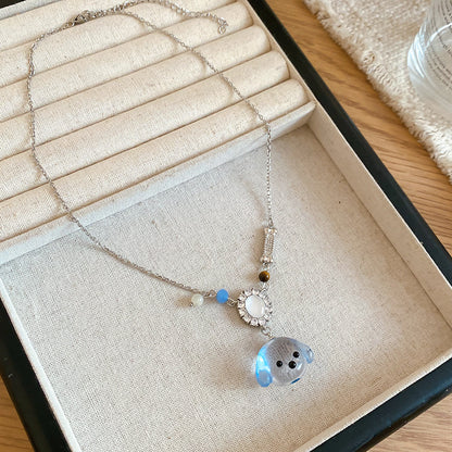 鋯石花朵項鍊