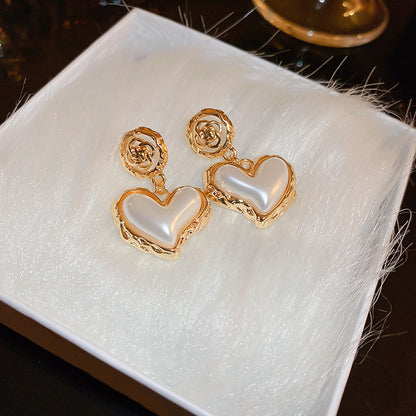 珍珠銀針蝴蝶鑲鑽耳釘－36#銀針-金色款細節31｜https://igowo.tw/
